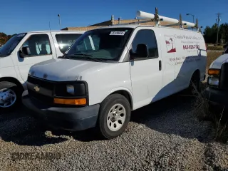 2012 Chevrolet Express Cargo Van with VIN 1GCSGAFX1C1137350, listed as a Copart auction lot 76128634 with 223,038 mi miles and Clean Title. Bid and sale history available at carsss.com. Image 1.