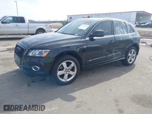 2012 Audi Q5 3.2L Premium Plus with VIN WA1DKAFPXCA086111, listed as a IAAI auction lot 41795670 with 123,436 mi miles. Bid and sale history available at carsss.com. Image 2.