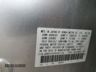 2006 Acura RL with VIN JH4KB16506C001134, listed as a Copart auction lot 51601645 with 205,706 mi miles and Salvage Title. Bid and sale history available at DreamBid. Image 14.
