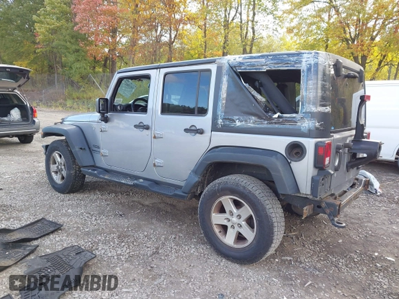 2016 Jeep Wrangler Unlimited Sport with VIN 1C4BJWDG2GL281985, listed as a IAAI auction lot 40518617 with 105,415 mi miles and . Bid and sale history available at DreamBid. Image 3.