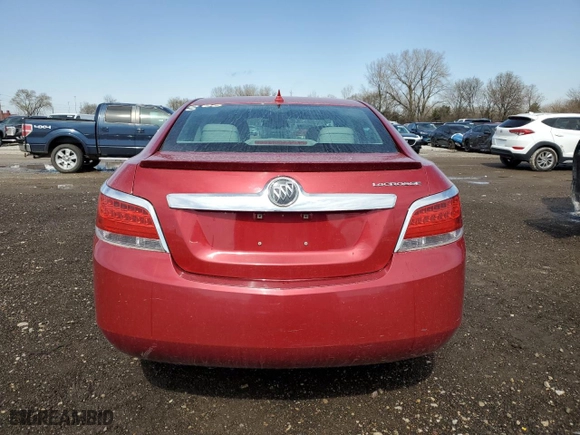 2012 Buick LaCrosse Leather with VIN 1G4GC5ER8CF297803, listed as a Copart auction lot 51279375 with 150,688 mi miles and Salvage Title. Bid and sale history available at carsss.com. Image 6.