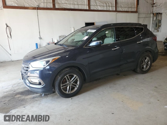 2018 Hyundai Santa Fe 2.4L with VIN 5NMZUDLB8JH052641, listed as a Copart auction lot 62904915 with 112,471 mi miles and Clean title. Bid and sale history available at DreamBid. Image 1.