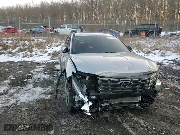 2022 Hyundai Tucson SEL with VIN 5NMJC3AEXNH088778, listed as a Copart auction lot 42343075 with 23,461 mi miles and Salvage Title. Bid and sale history available at DreamBid. Image 11.