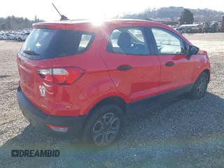 2020 Ford EcoSport S with VIN MAJ6S3FLXLC321656, listed as a IAAI auction lot 41496797 with 68,907 mi miles and . Bid and sale history available at DreamBid. Image 4.
