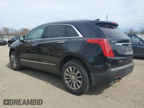 2017 Cadillac XT5 Luxury AWD with VIN 1GYKNDRS4HZ308182, listed as a Copart auction lot 49474225 with 107,388 mi miles and Salvage Title. Bid and sale history available at carsss.com. Image 2.