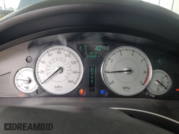 2006 Chrysler 300 C with VIN 2C3KA63H26H218136, listed as a Copart auction lot 49209315 with 215,682 mi miles and Salvage Title. Bid and sale history available at carsss.com. Image 9.
