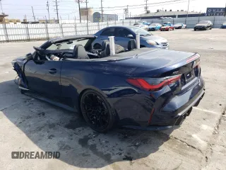 2023 BMW M4 Competition xDrive with VIN WBS33BA03PCM38205, listed as a Copart auction lot 53712114 with 0 mi miles and Salvage Title. Bid and sale history available at carsss.com. Image 2.
