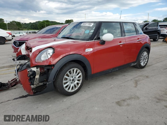2015 MINI Hardtop 4 Door S z VIN WMWXU3C54F2B57314, wystawiony jako Copart lot #56327705 z przebiegiem 89 986 mil mil oraz Szkody całkowita. Historia ofert i sprzedaży dostępna na DreamBid. Obrazek 1.