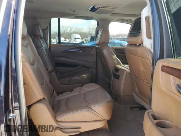2015 Cadillac Escalade ESV Platinum z VIN 1GYS4UKJ1FR565785, wystawiony jako Copart lot #41651755 z przebiegiem 165 197 mil mil oraz Szkoda całkowita • Salvage title. Historia ofert i sprzedaży dostępna na DreamBid. Obrazek 11.