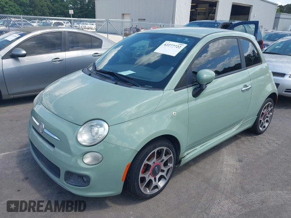 2012 FIAT 500 Sport z VIN 3C3CFFBRXCT115808, wystawiony jako IAAI lot #42277722 z przebiegiem 172 538 mil mil oraz . Historia ofert i sprzedaży dostępna na DreamBid. Obrazek 2.
