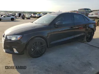 2018 Audi A3 Sedan Premium with VIN WAUAUGFF3J1092839, listed as a Copart auction lot 61115184 with 88,313 mi miles and Salvage Title. Bid and sale history available at carsss.com. Image 1.