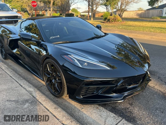 2021 Chevrolet Corvette 1LT with VIN 1G1YA2D45M5121231, listed as a Copart auction lot 78367004 with 20,368 mi miles and Clean Title. Bid and sale history available at carsss.com. Image 1.