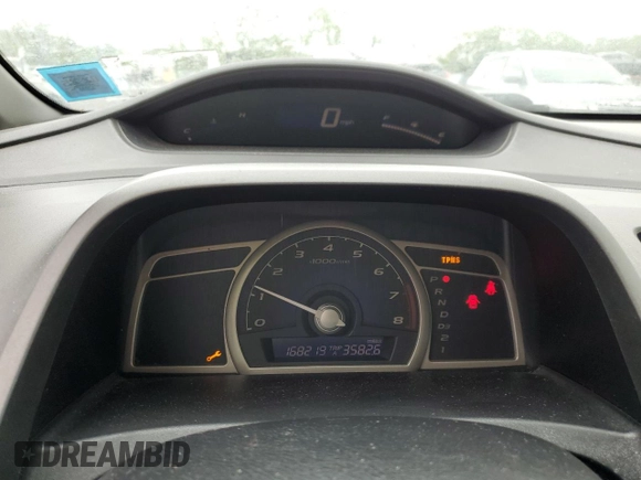 2011 Honda Civic LX with VIN 2HGFA1F59BH538888, listed as a Copart auction lot 55765545 with 168,219 mi miles and Salvage Title. Bid and sale history available at DreamBid. Image 9.
