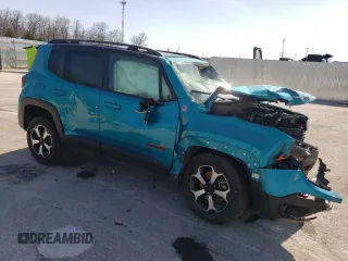 2020 Jeep Renegade Trailhawk z VIN ZACNJBC11LPL33970, wystawiony jako Copart lot #52696575 z przebiegiem 79 633 mil mil oraz Szkoda całkowita • Salvage title. Historia ofert i sprzedaży dostępna na DreamBid. Obrazek 4.