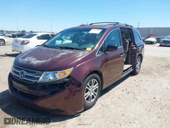2011 Honda Odyssey EX with VIN 5FNRL5H42BB021438, listed as a IAAI auction lot 41978690 with 190,495 mi miles and . Bid and sale history available at carsss.com. Image 20.