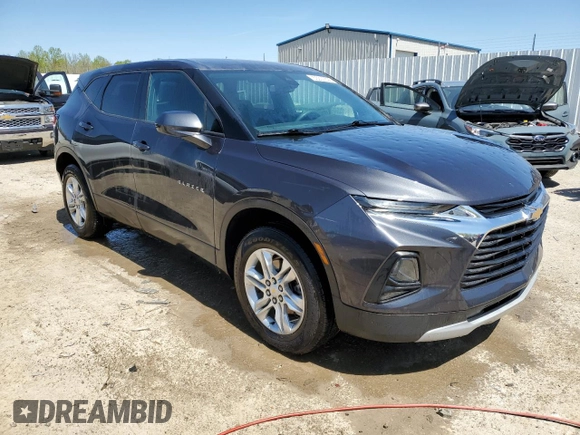 2021 Chevrolet Blazer LT with VIN 3GNKBCR43MS567044, listed as a Copart auction lot 53001395 with 38,795 mi miles and Salvage title. Bid and sale history available at DreamBid. Image 4.