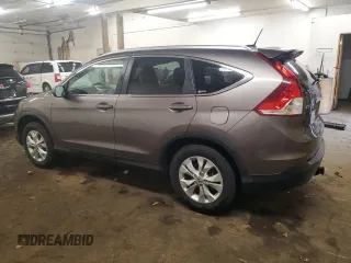 2012 Honda CR-V EX-L with VIN 5J6RM4H76CL010422, listed as a Copart auction lot 57887905 with 166,990 mi miles and Salvage title. Bid and sale history available at DreamBid. Image 2.