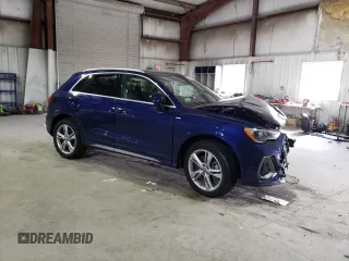 2021 Audi Q3 S line Premium with VIN WA1DECF30M1013931, listed as a Copart auction lot 40988023 with Not Provided miles. Bid and sale history available at carsss.com. Image 4.