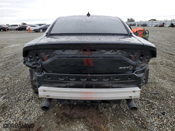 2022 Dodge Charger SRT Hellcat Widebody with VIN 2C3CDXL91NH121860, listed as a Copart auction lot 81974614 with 8,530 mi miles and Salvage Title. Bid and sale history available at carsss.com. Image 6.