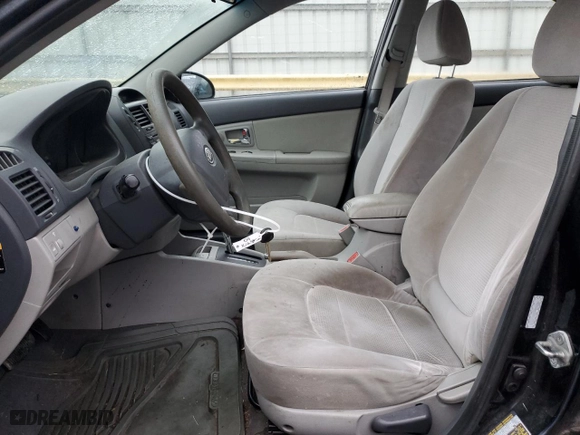 2009 Kia Spectra EX with VIN KNAFE221195651700, listed as a Copart auction lot 72025444 with 189,967 mi miles and Clean Title. Bid and sale history available at carsss.com. Image 7.