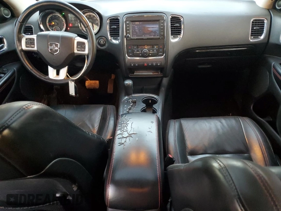 2012 Dodge Durango R/T with VIN 1C4SDHCT9CC362073, listed as a Copart auction lot 81916474 with 174,976 mi miles and Salvage title. Bid and sale history available at DreamBid. Image 8.