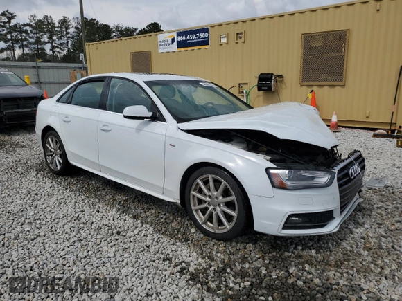 2014 Audi A4 2.0T Premium Plus with VIN WAUHFAFL3EA143726, listed as a Copart auction lot 48666155 with 107,300 mi miles and Salvage Title. Bid and sale history available at carsss.com. Image 4.