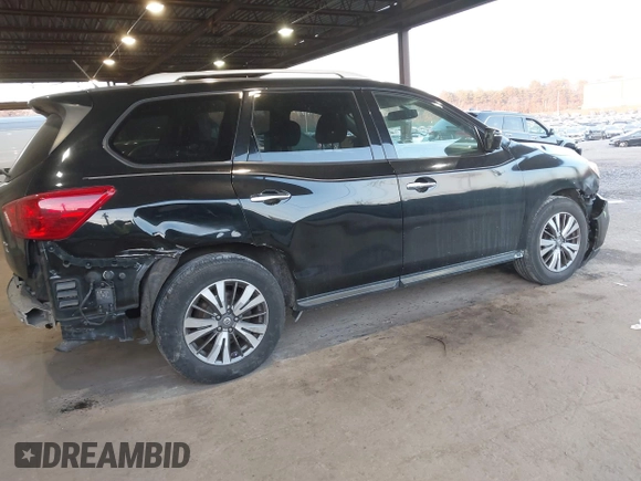 2018 Nissan Pathfinder SV z VIN 5N1DR2MM0JC624313, wystawiony jako IAAI lot #41342560 z przebiegiem 114 251 mil mil oraz . Historia ofert i sprzedaży dostępna na DreamBid. Obrazek 4.