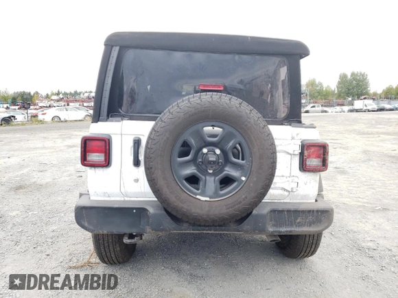 2024 Jeep Wrangler Willys with VIN 1C4PJXAG4RW273324, listed as a Copart auction lot 70769794 with Not provided miles and Salvage title. Bid and sale history available at DreamBid. Image 6.