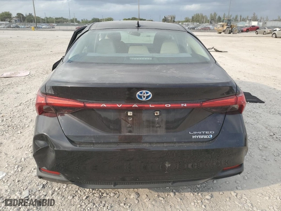 2019 Toyota Avalon Hybrid Limited with VIN 4T1B21FBXKU011323, listed as a Copart auction lot 47784845 with 26,347 mi miles and Salvage Title. Bid and sale history available at carsss.com. Image 6.