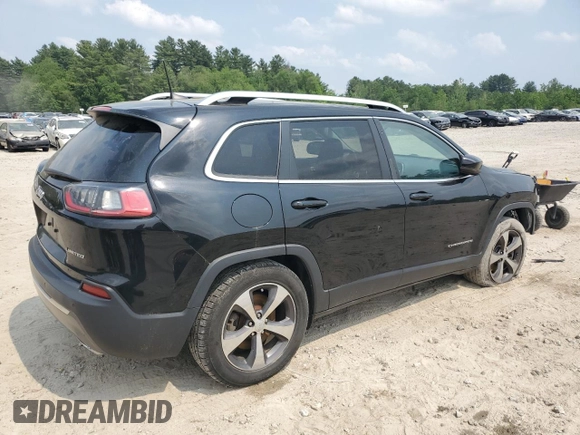 2019 Jeep Cherokee High Altitude with VIN 1C4PJMDX2KD283992, listed as a Copart auction lot 59849195 with 103,463 mi miles and Salvage title. Bid and sale history available at DreamBid. Image 3.