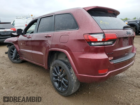 2018 Jeep Grand Cherokee Altitude with VIN 1C4RJFAG0JC220418, listed as a Copart auction lot 56591315 with 81,422 mi miles and Salvage title. Bid and sale history available at DreamBid. Image 2.