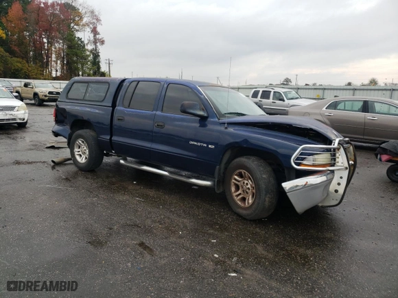 2001 Dodge Dakota Sport with VIN 1B7HL2AN41S258253, listed as a Copart auction lot 82574434 with 0 mi miles and Salvage Title. Bid and sale history available at carsss.com. Image 4.