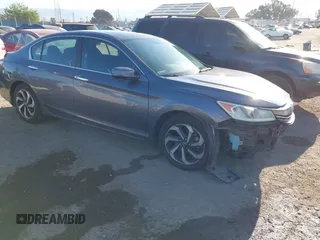 2016 Honda Accord Sedan EX with VIN 1HGCR2F70GA001447, listed as a IAAI auction lot 42017886 with 125,919 mi miles. Bid and sale history available at carsss.com. Image 1.