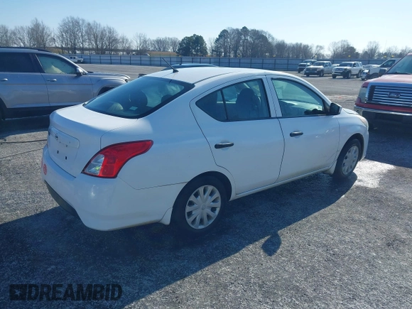 2016 Nissan Versa S Plus with VIN 3N1CN7APXGL871412, listed as a IAAI auction lot 41275851 with 85,302 mi miles. Bid and sale history available at carsss.com. Image 4.