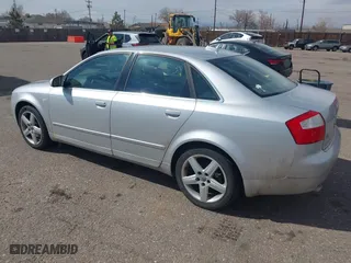 2005 Audi A4 3.0L with VIN WAULT68E45A075242, listed as a IAAI auction lot 41749688 with 118,138 mi miles. Bid and sale history available at carsss.com. Image 3.