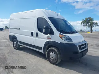 2019 Ram ProMaster Cargo with VIN 3C6TRVCGXKE562904, listed as a IAAI auction lot 41675682 with 217,885 mi miles and . Bid and sale history available at DreamBid. Image 1.