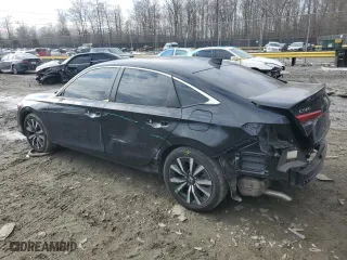 2022 Honda Civic Sedan EX with VIN JHMFE1F76NX002581, listed as a Copart auction lot 41983995 with 48,169 mi miles and Salvage Title. Bid and sale history available at carsss.com. Image 2.