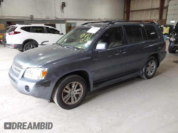 2006 Toyota Highlander z VIN JTEDW21A160003500, wystawiony jako IAAI lot #42491355 z przebiegiem 226 244 mil mil oraz . Historia ofert i sprzedaży dostępna na DreamBid. Obrazek 2.