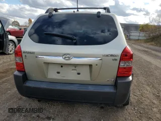 2006 Hyundai Tucson GLS with VIN KM8JN72D56U370632, listed as a Copart auction lot 76700704 with 146,277 mi miles and Clean Title. Bid and sale history available at carsss.com. Image 6.