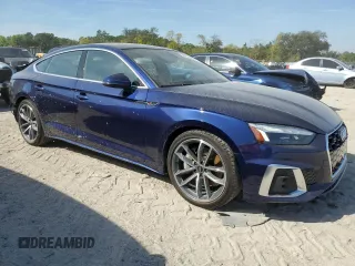 2023 Audi A5 Sportback S line Premium Plus with VIN WAUFACF54PA030079, listed as a Copart auction lot 46830254 with 10,751 mi miles. Bid and sale history available at carsss.com. Image 4.