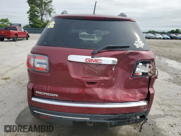 2015 GMC Acadia SLE with VIN 1GKKRNED3FJ223065, listed as a Copart auction lot 57797365 with 195,328 mi miles and Salvage title. Bid and sale history available at DreamBid. Image 6.