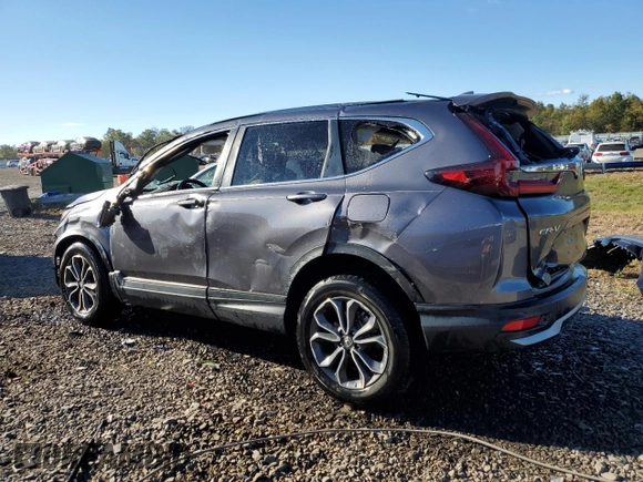 2020 Honda CR-V EX with VIN 2HKRW2H50LH695895, listed as a Copart auction lot 75026474 with 0 mi miles and Salvage Title. Bid and sale history available at carsss.com. Image 2.