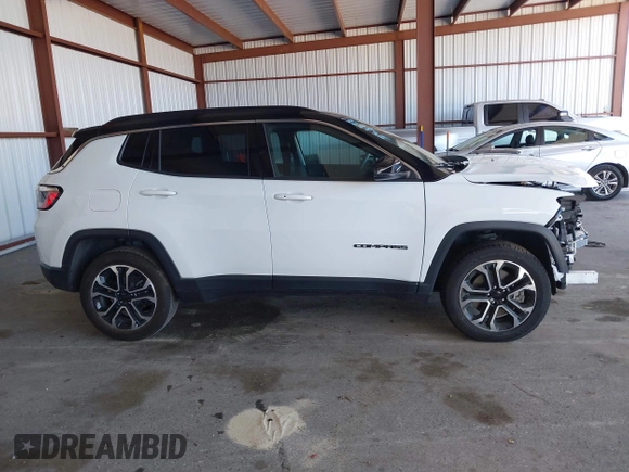 2024 Jeep Compass Limited z VIN 3C4NJDCN6RT597494, wystawiony jako IAAI lot #42538077 z przebiegiem 31 033 mil mil oraz . Historia ofert i sprzedaży dostępna na DreamBid. Obrazek 14.