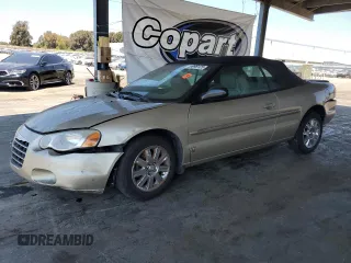 2005 Chrysler Sebring Limited with VIN 1C3EL65R85N686391, listed as a Copart auction lot 59998125 with 126,336 mi miles and Salvage title. Bid and sale history available at DreamBid. Image 1.