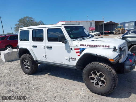 2021 Jeep Wrangler Unlimited Rubicon with VIN 1C4HJXFN9MW519496, listed as a IAAI auction lot 41676845 with 72,767 mi miles. Bid and sale history available at carsss.com. Image 13.
