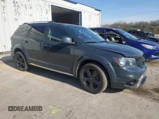 2018 Dodge Journey Crossroad with VIN 3C4PDDGG7JT430593, listed as a Copart auction lot 53164995 with 130,421 mi miles and Clean Title. Bid and sale history available at carsss.com. Image 4.
