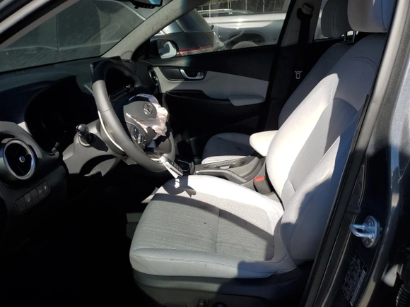 2023 Hyundai Kona SEL with VIN KM8K32AB3PU063636, listed as a Copart auction lot 44851405 with 19,470 mi miles and Salvage Title. Bid and sale history available at carsss.com. Image 7.
