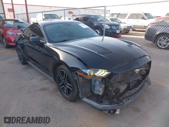 2019 Ford Mustang EcoBoost with VIN 1FA6P8TH1K5168568, listed as a IAAI auction lot 41681821 with 116,302 mi miles and . Bid and sale history available at carsss.com. Image 1.