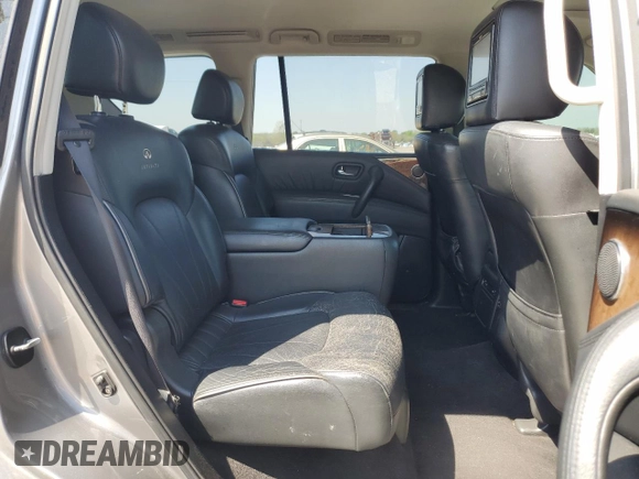 2012 Infiniti QX56 7-passenger with VIN JN8AZ2NE2C9015890, listed as a Copart auction lot 52685655 with 159,226 mi miles and Salvage title. Bid and sale history available at DreamBid. Image 11.