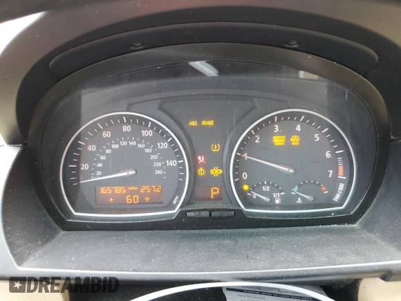 2006 BMW X3 3.0i with VIN WBXPA93456WD29965, listed as a Copart auction lot 47667055 with 165,785 mi miles and Salvage Title. Bid and sale history available at carsss.com. Image 9.